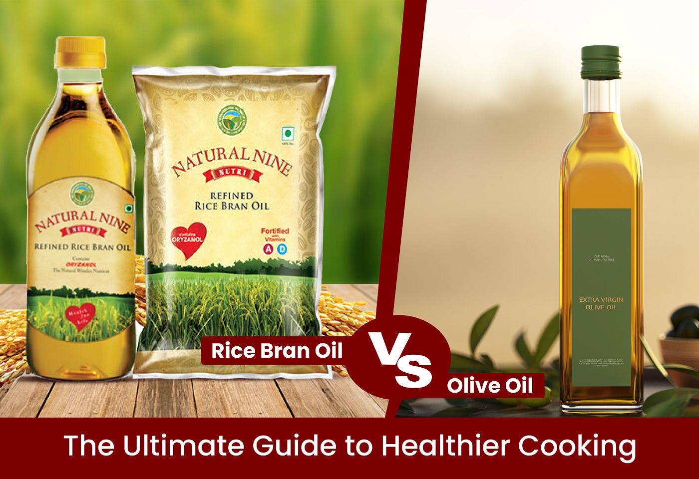 The benefits of rice bran oil vs olive oil