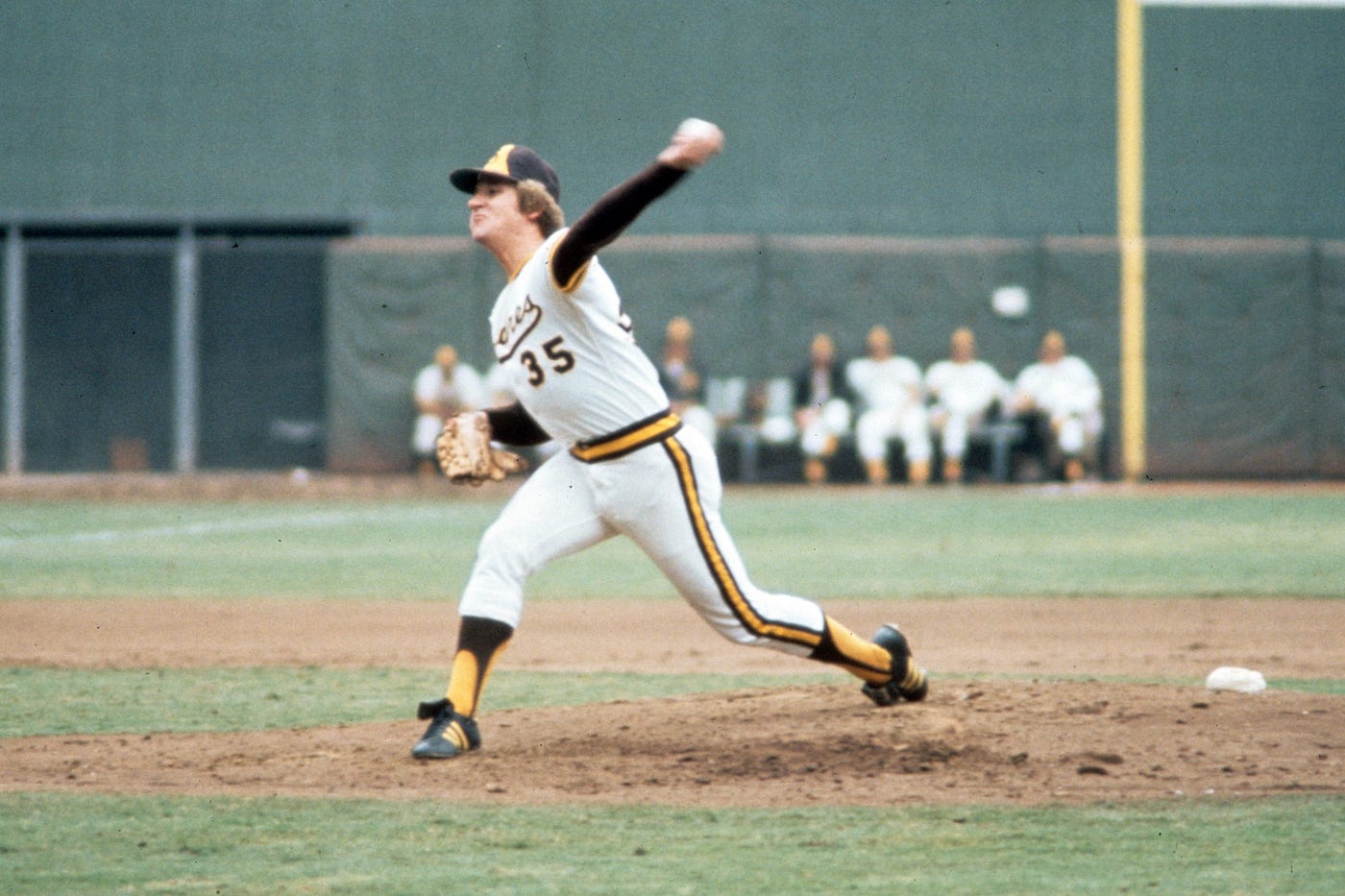 Padres wore brown tops on the road from 1976–1984