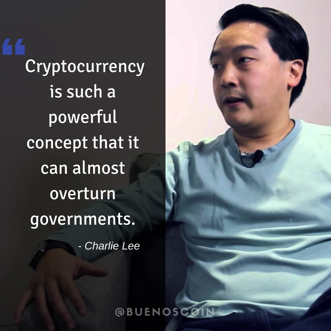 CRYPTOCURRENCY QUOTES: CHARLIE LEE Brought by BUENOS COIN | by Buenos Coin  | Medium