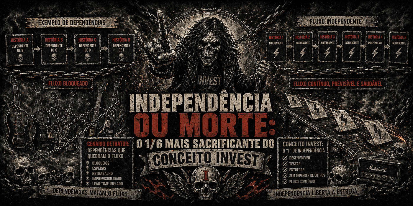Independência ou morte: o 1/6 mais sacrificante do conceito INVEST