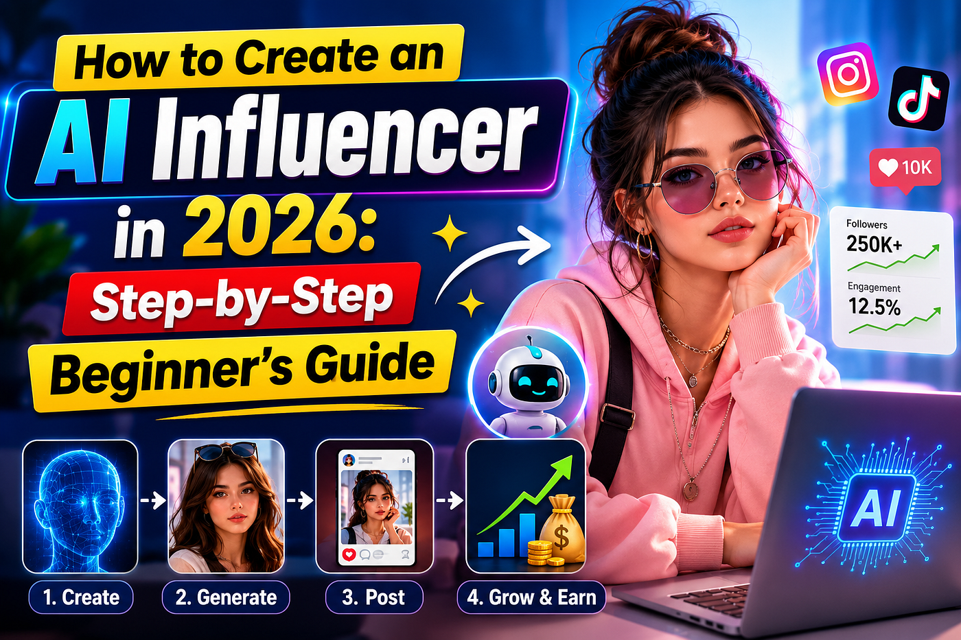 How to Create an AI Influencer in 2026: Step-by-Step Beginner’s Guide
