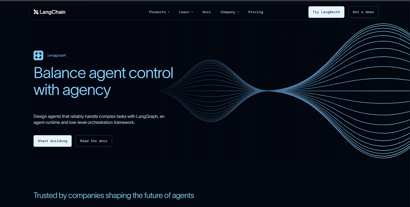 Screenshot of the LangGraph by Author