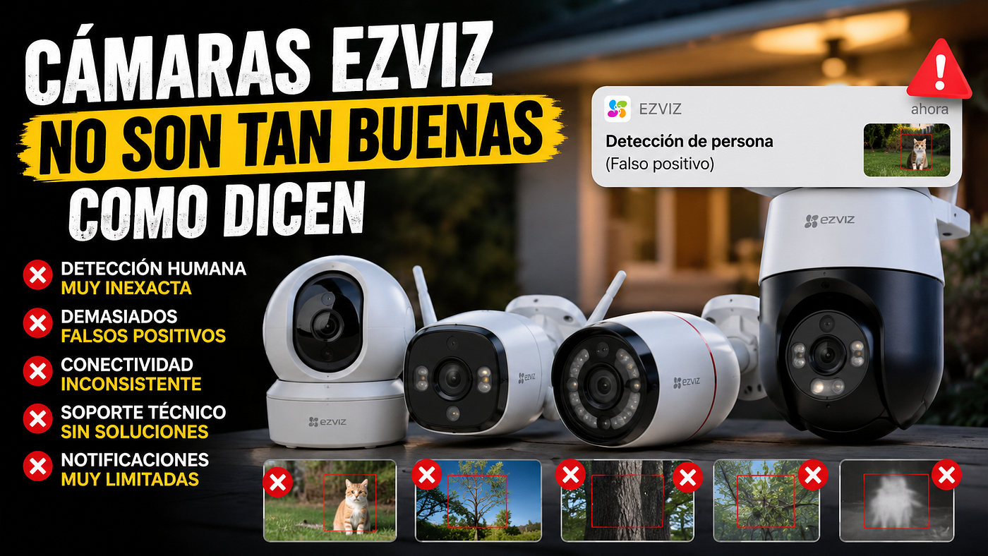 La verdad sobre las cámaras EZVIZ después de meses de uso: lo bueno y lo que nadie cuenta