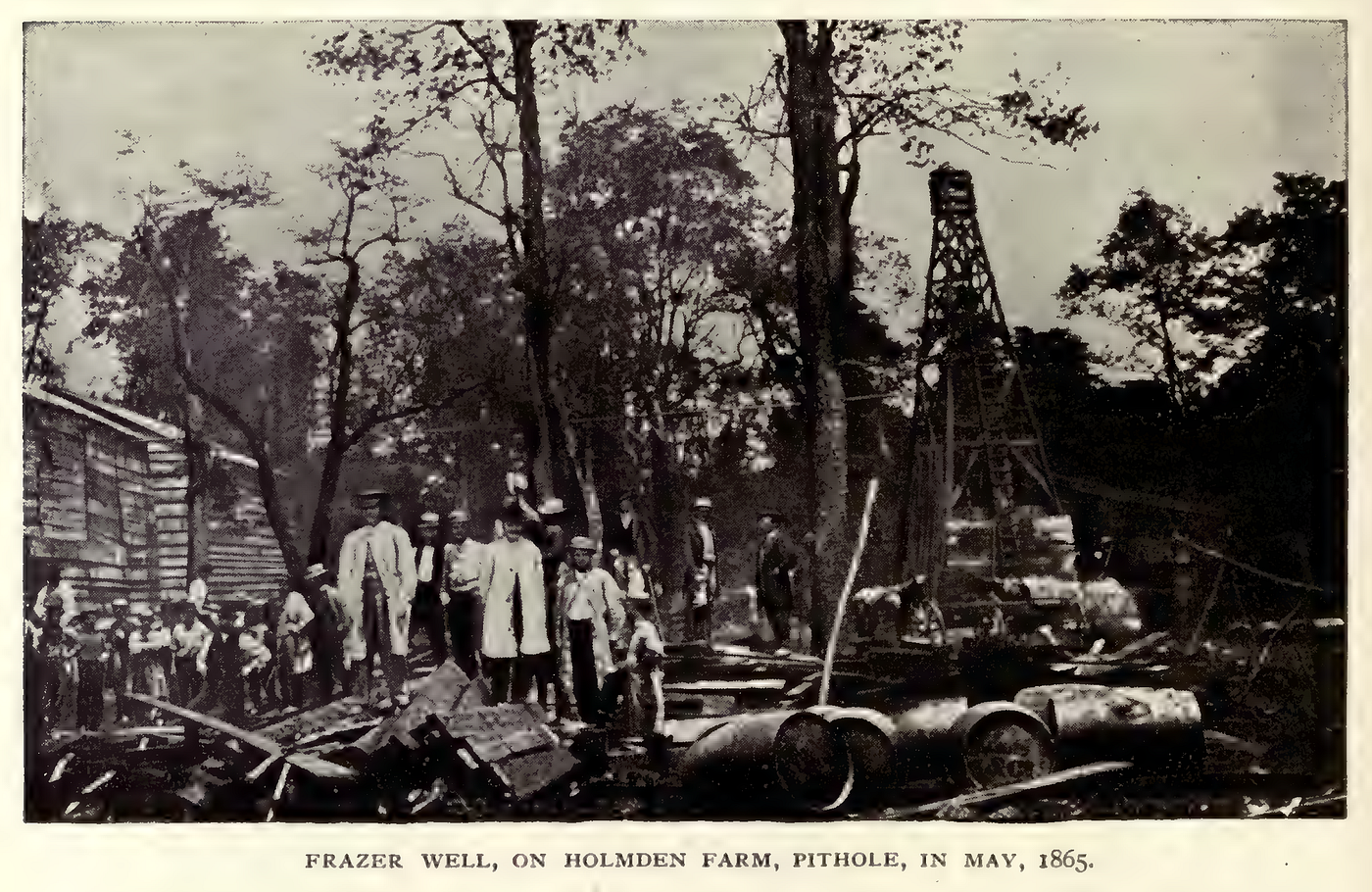 Today on Nov. 18, 1865: Sudden Failure of Frazier Oil Well in Pithole, PA