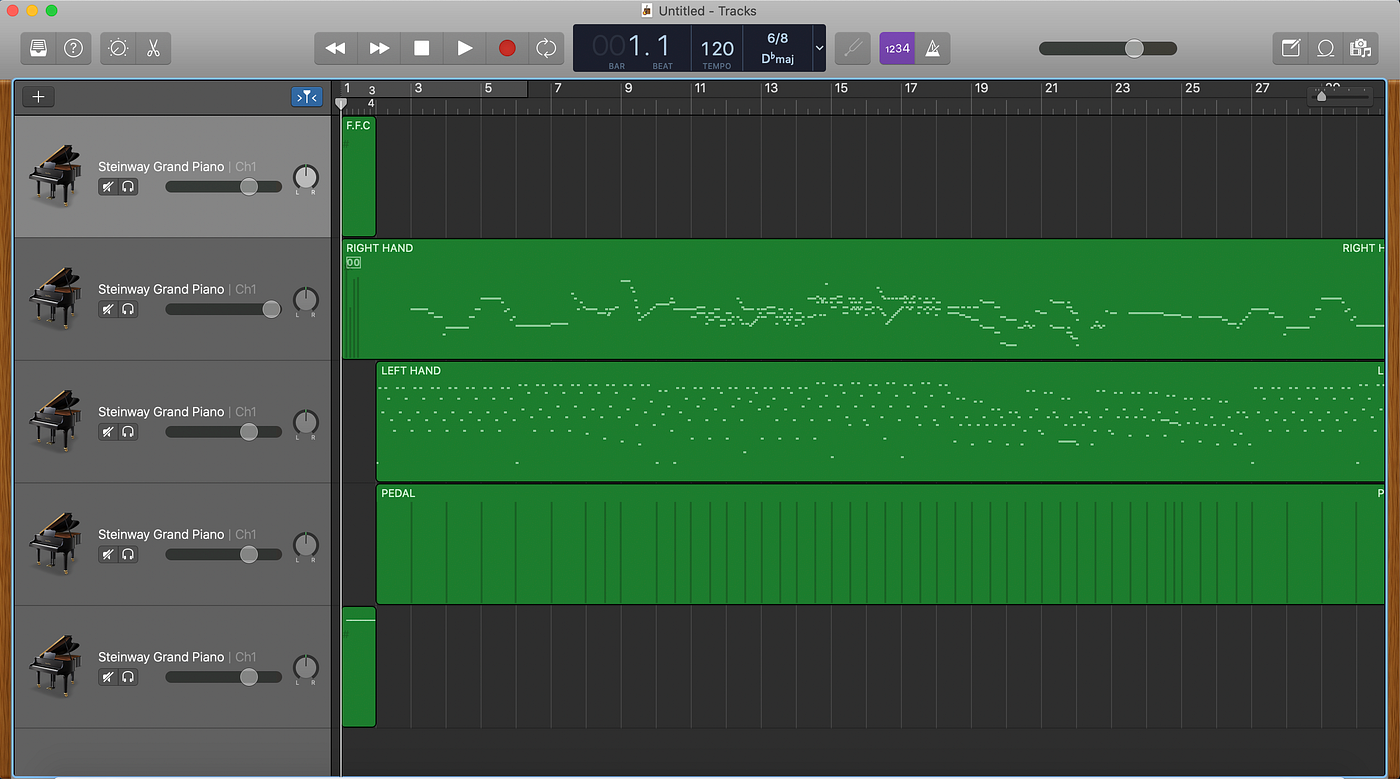 Convert midi file to numpy array (Piano Roll) | by Huangwei Wieniawska |  Analytics Vidhya | Medium