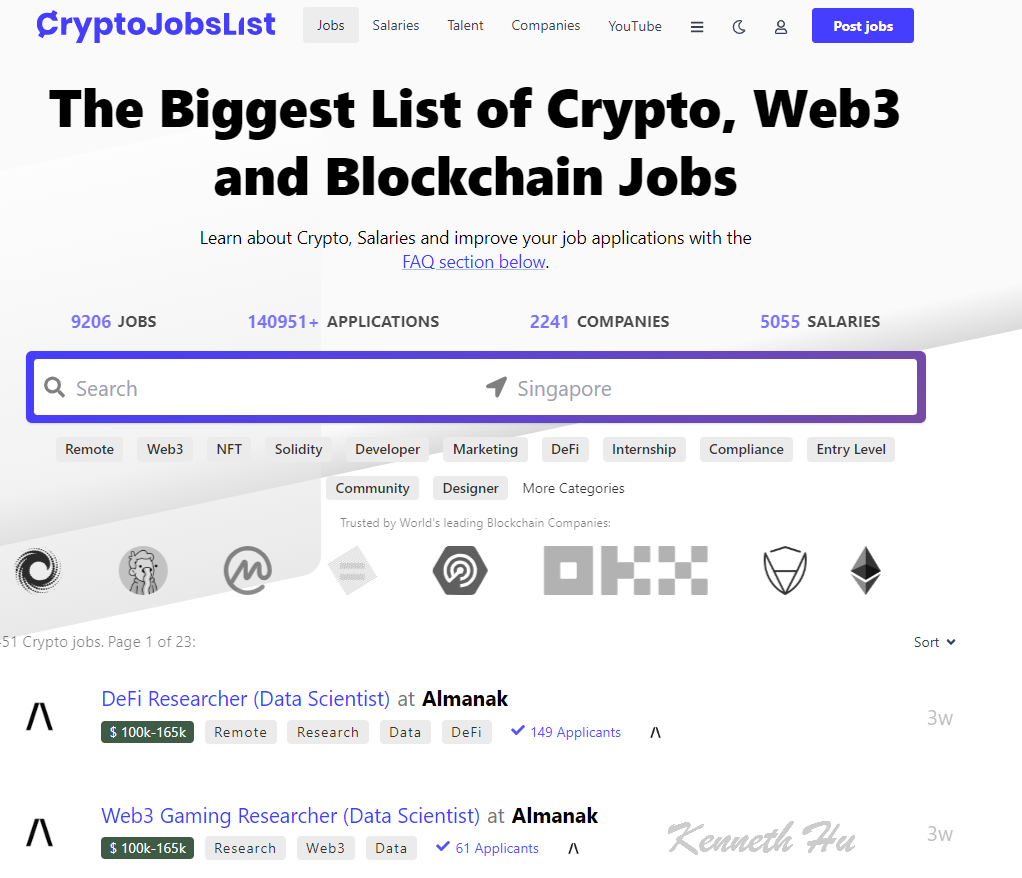 How to find Web3 jobs? | by 胡家維 Hu Kenneth | Coinmonks | Medium