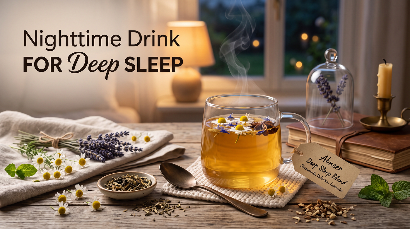 Caffeine-Free Herbal Infusion: The Ultimate Nighttime Drink for Deep Sleep & Calm Evenings