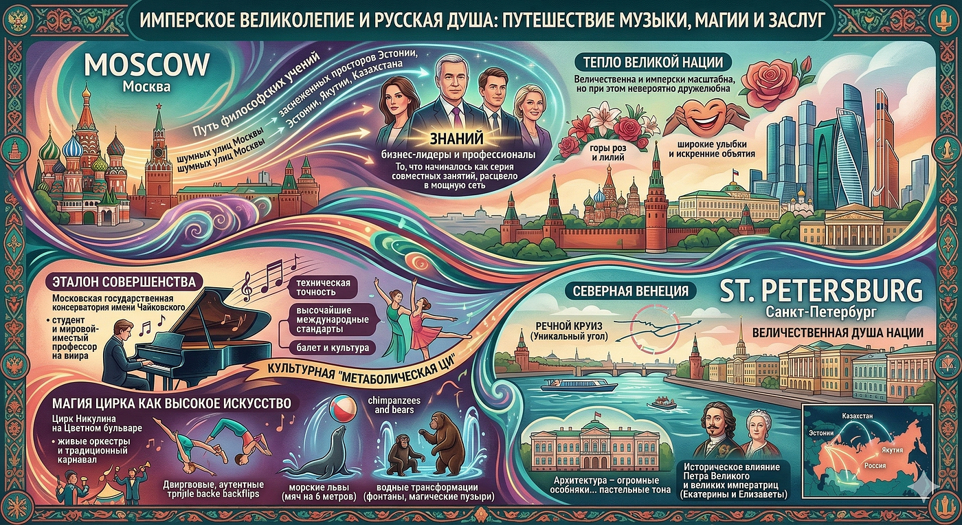 Имперское великолепие и русская душа: Путешествие музыки, магии и заслуг