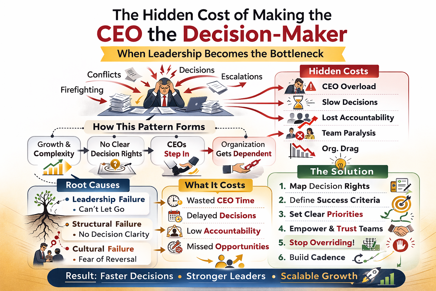 The Hidden Cost of Making the CEO the Decision-Maker | by Jose