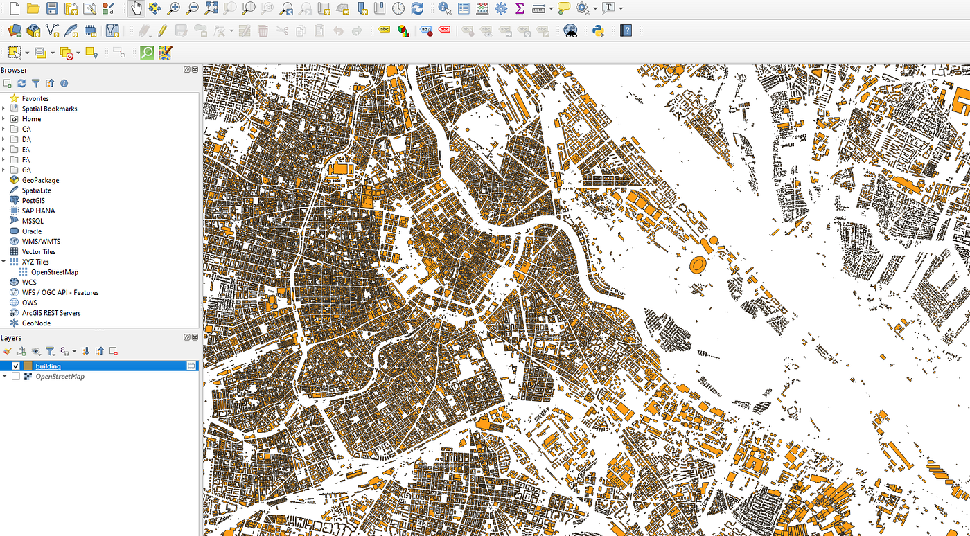 qgis - Extract shapefile from scanned PDF map using Open Street