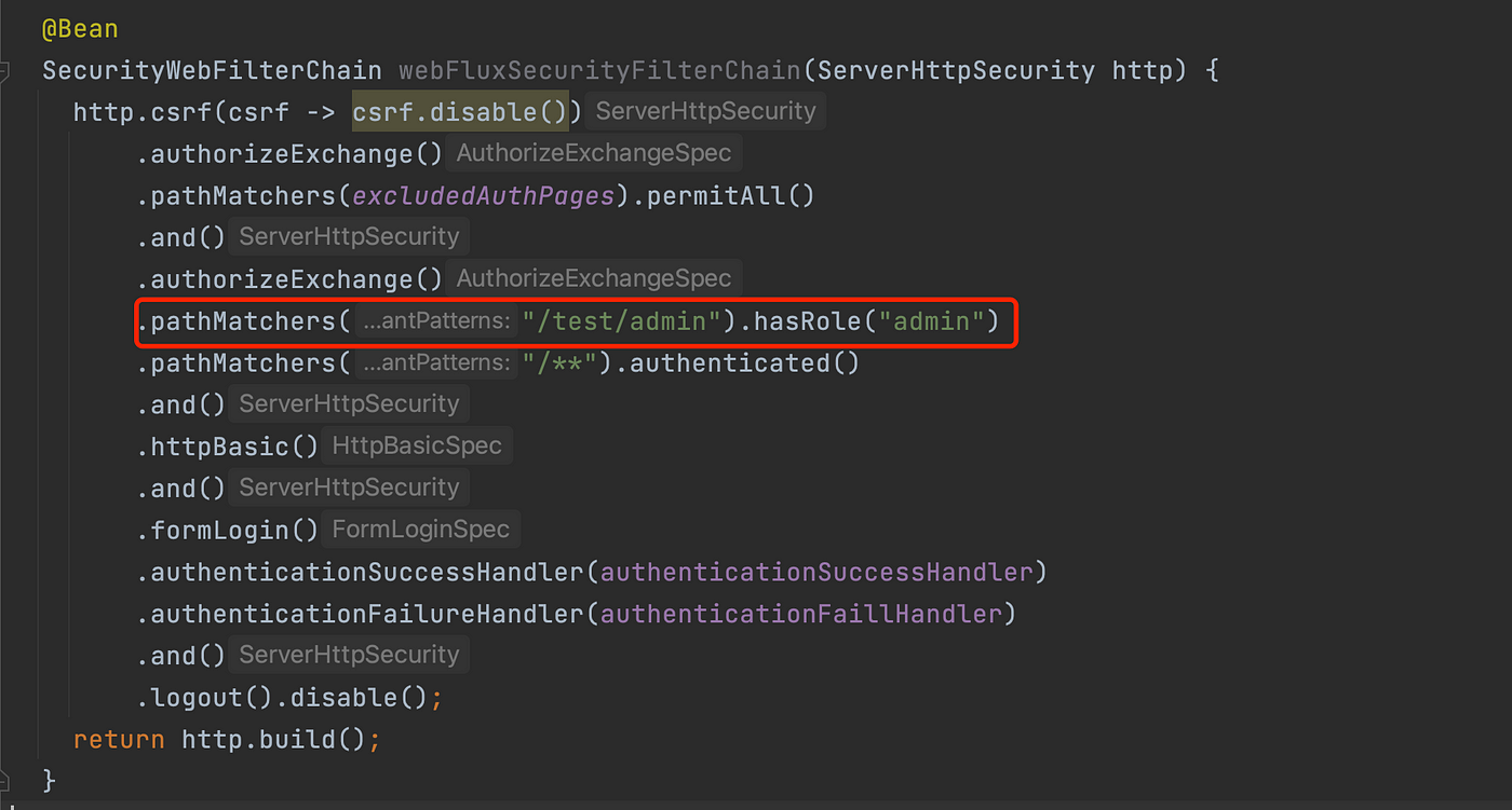 Setting up Spring Security webflux 9 Add Roles to User by