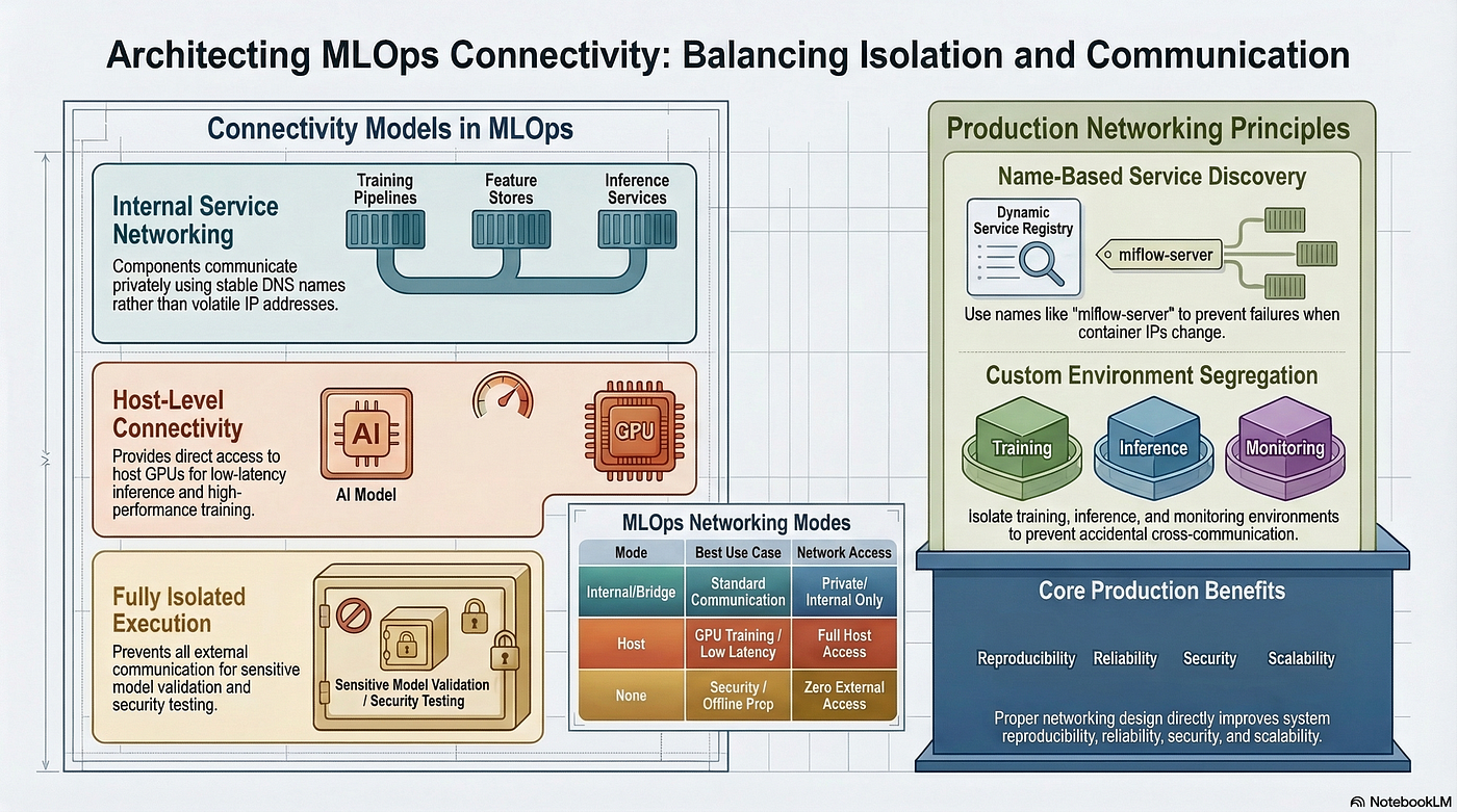 Architecting MLOps Connectivity: Balancing Isolation and Communication