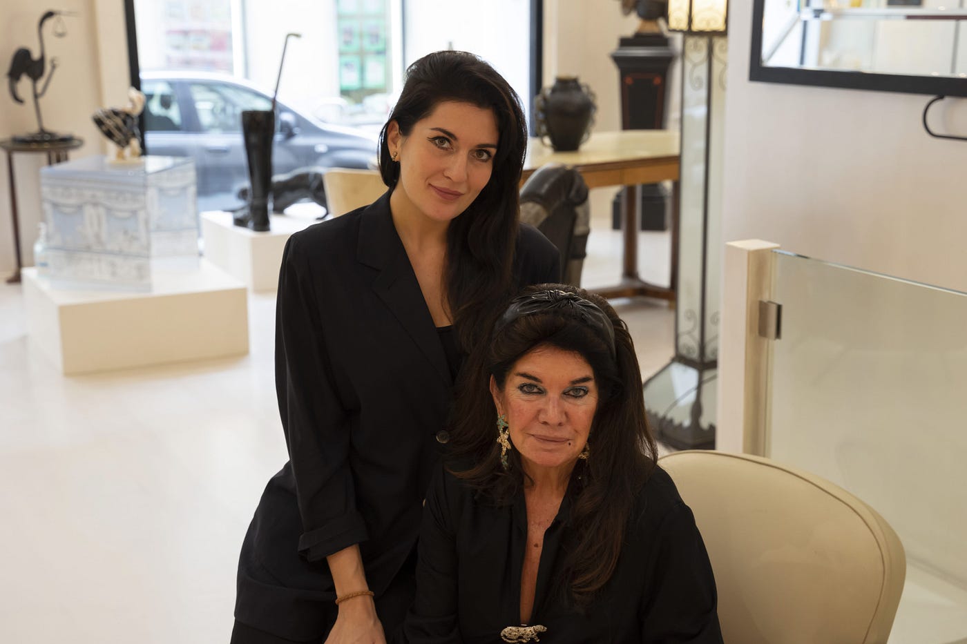 Giorgia e Annalisa, titolari dell’atelier Milanese Epipla