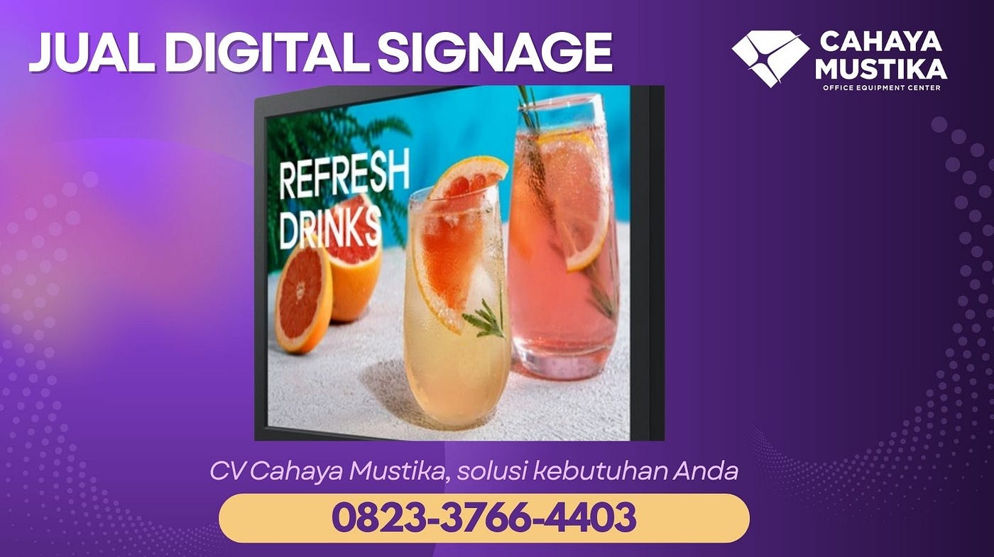 WA 0823–3766–4403, Jual Digital Signage Kiosk Display Jakarta Timur
