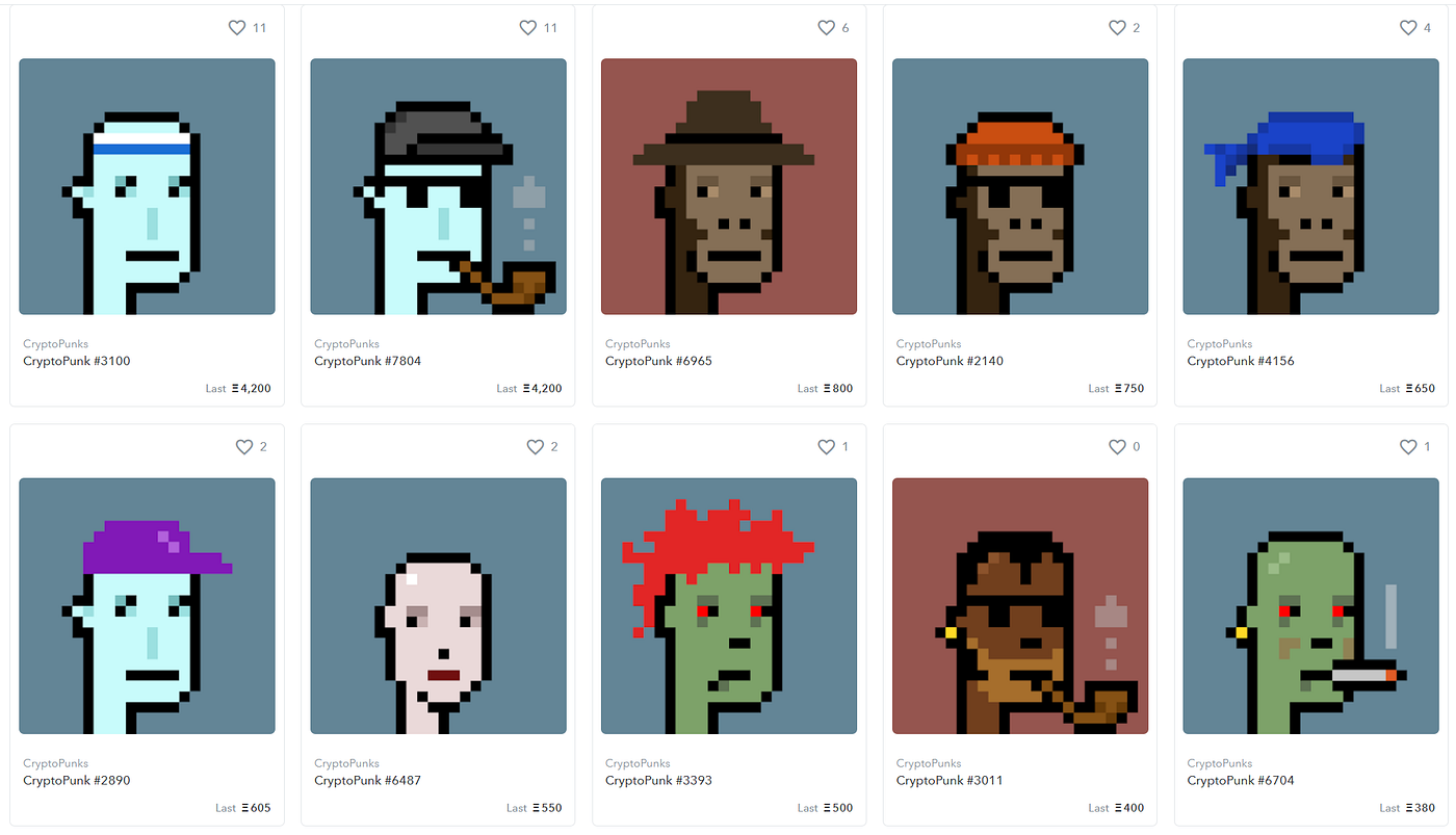 21 of the Freshest NFT Art Collections Inspired by the “CryptoPunks” | by  Ian Rogers | Medium