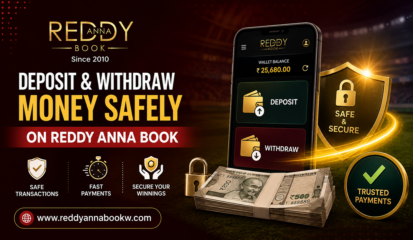 How to Deposit and Withdraw Money Safely on Reddy Anna Book