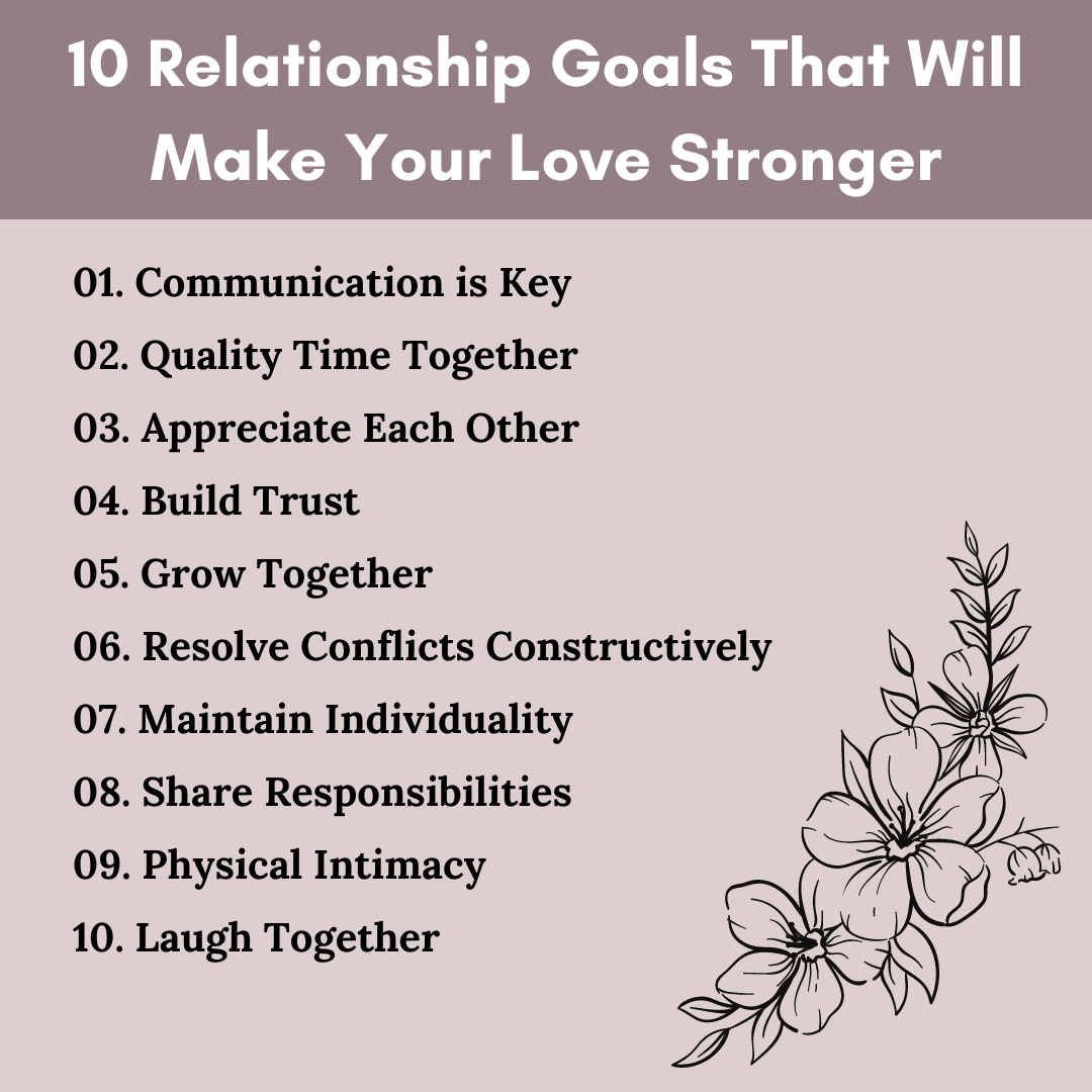 12 Relationship Goals to Make Your Love Deeper and Stronger