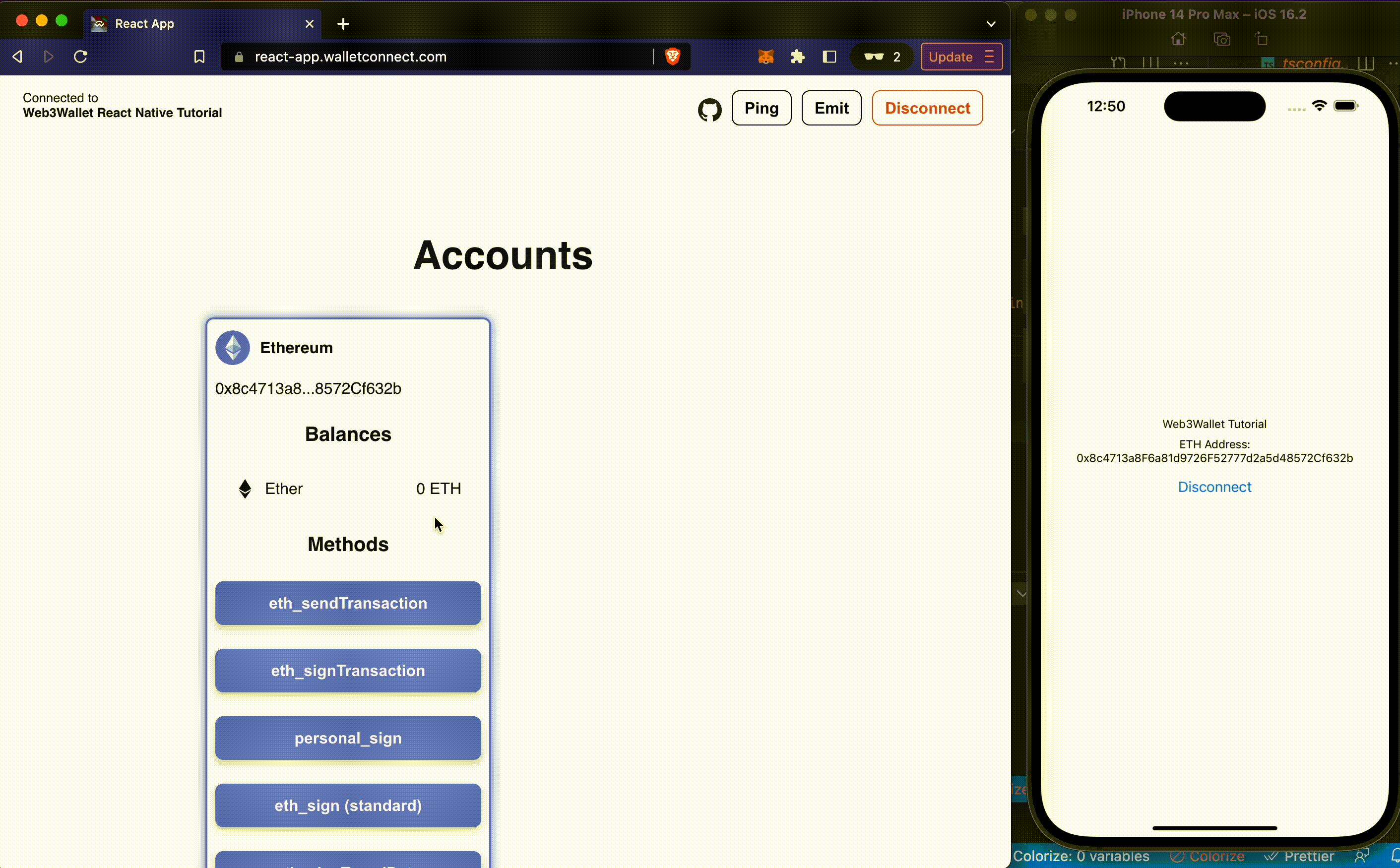 How to Build a Wallet in React Native with the Web3Wallet SDK | by Tom  Terado | WalletConnect | Medium