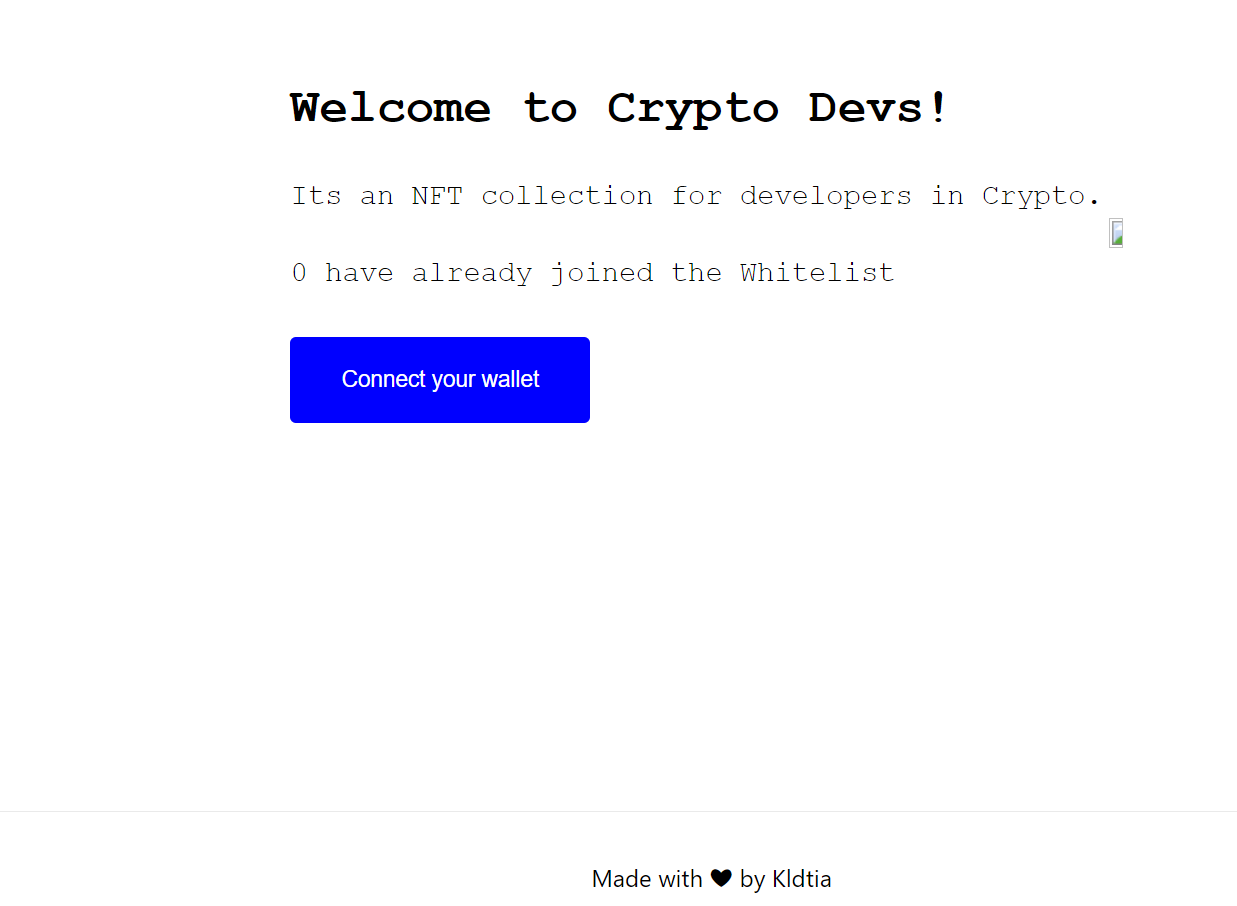 Building A Whitelist dApp For An NFT Collection | by Katia D | Medium