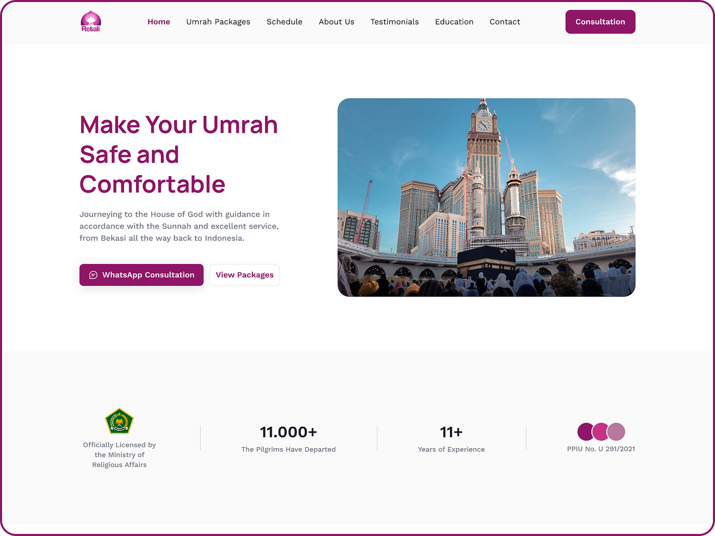 Revamping Retali Mustajab Travel Website: Building Trust Through Better User Experience
