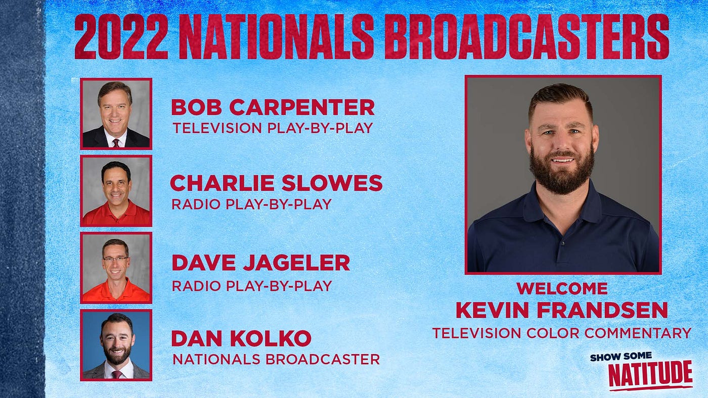 Kevin Frandsen returns to Washington as MASN Color Commentator by Nationals Communications Curly W Live