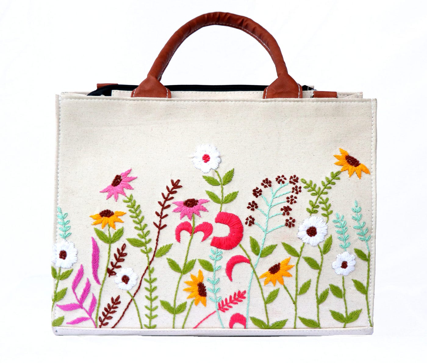 Why a Canvas Embroidered Tote Bag for Women Is the Smartest Office Handbag for Modern Professionals