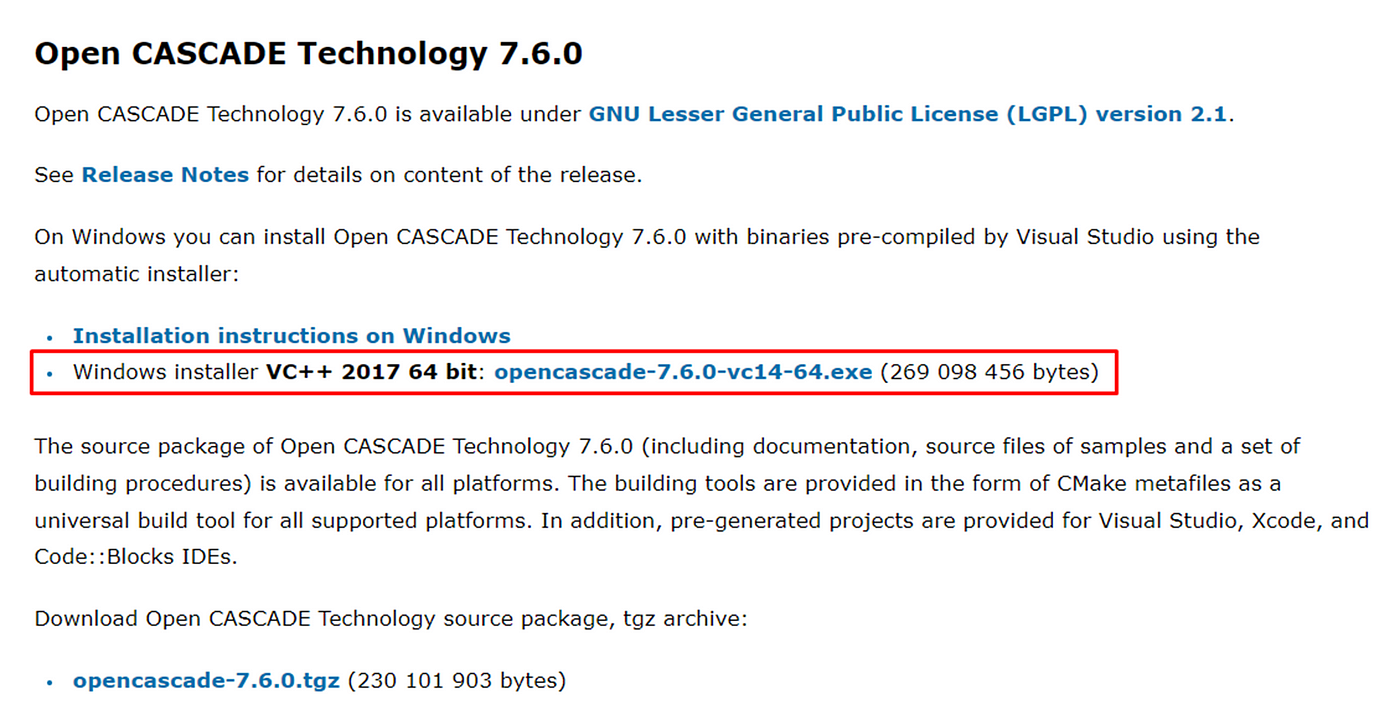 Open CASCADE for your project. Open CASCADE Technology (OCCT) is a C++… |  by Lahiru Dilshan | Medium