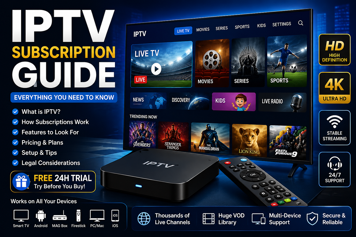 IPTV Subscription Guide: 10 Essential Tips to Choose the Best IPTV Service in 2026