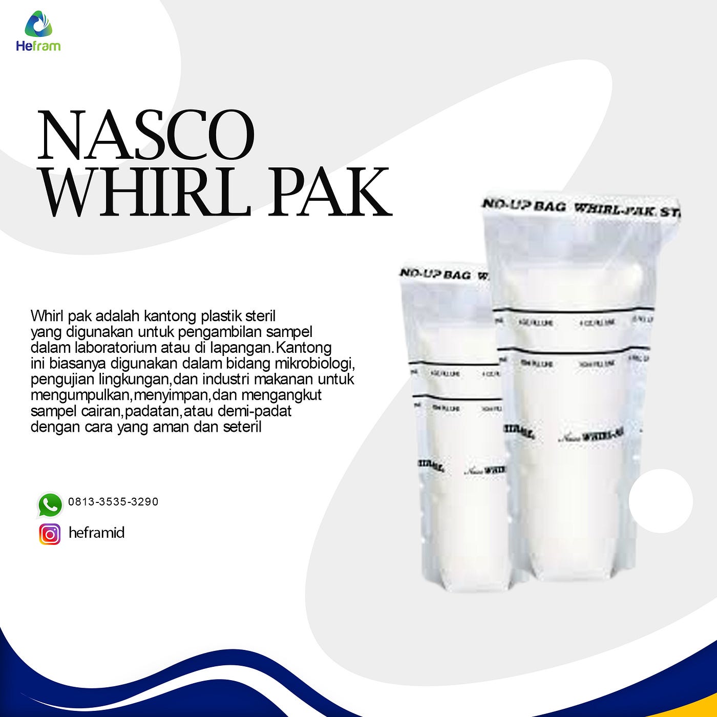 Nasco Whirl Pak Sample Bags