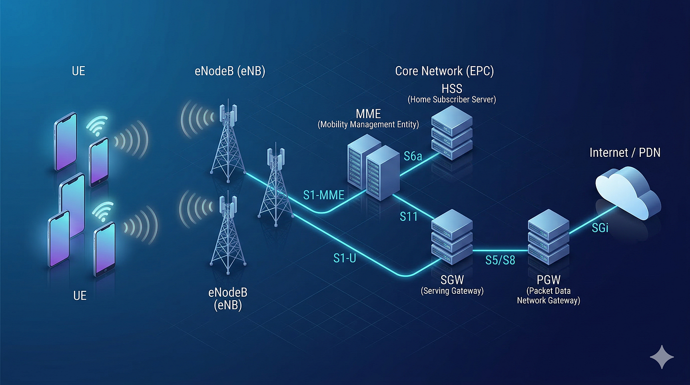 Konfigurasi S1 Handover pada Jaringan LTE di srsRAN dan Open5GS