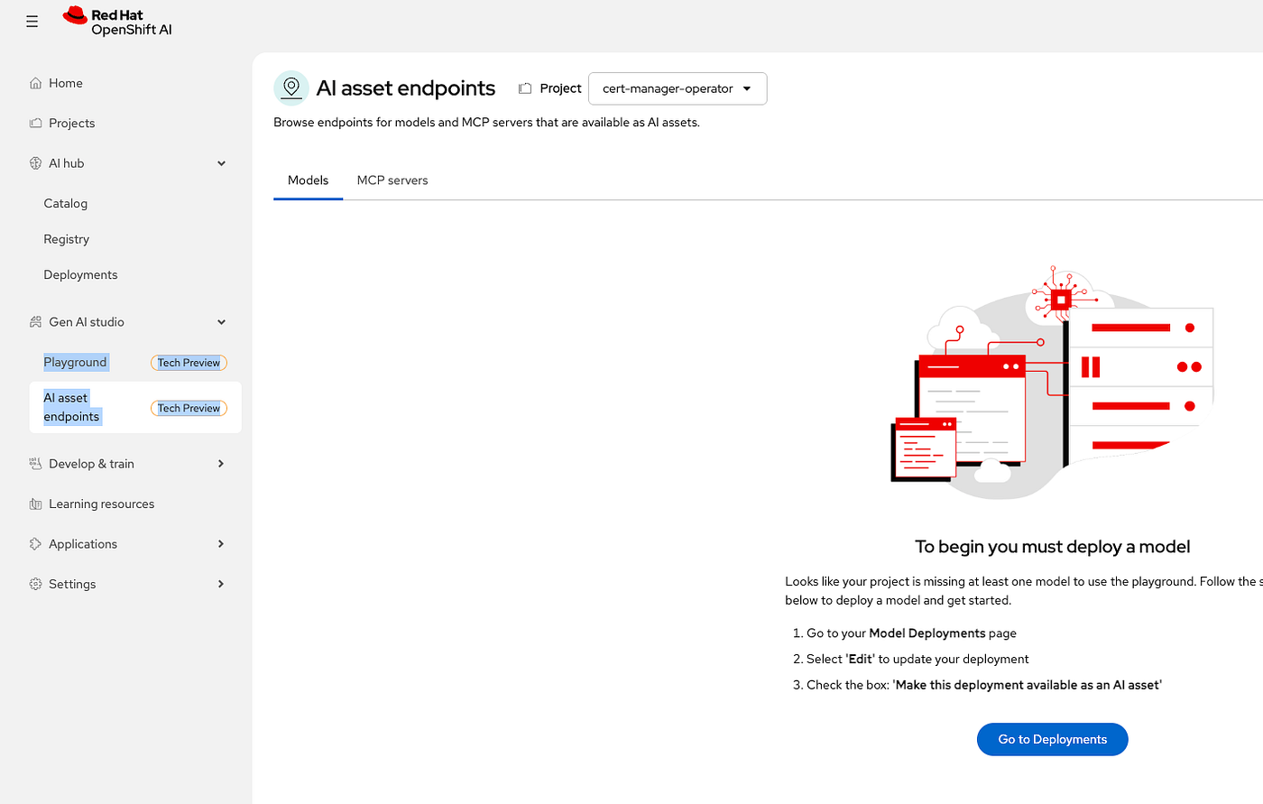 OpenShift AI 3.0: Model Deployment, AI Asset Endpoints, and the Gen AI Playground
