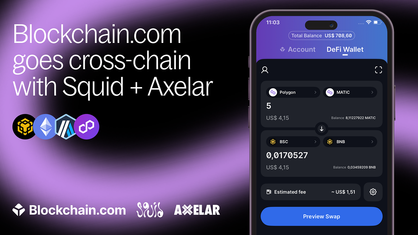 Blockchain.com Goes Cross-Chain with Squid + Axelar | by Squid | Medium