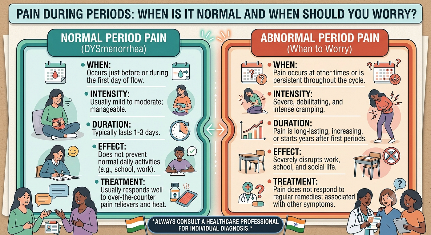 Pain During Periods: When Is It Normal and When Should You Worry?