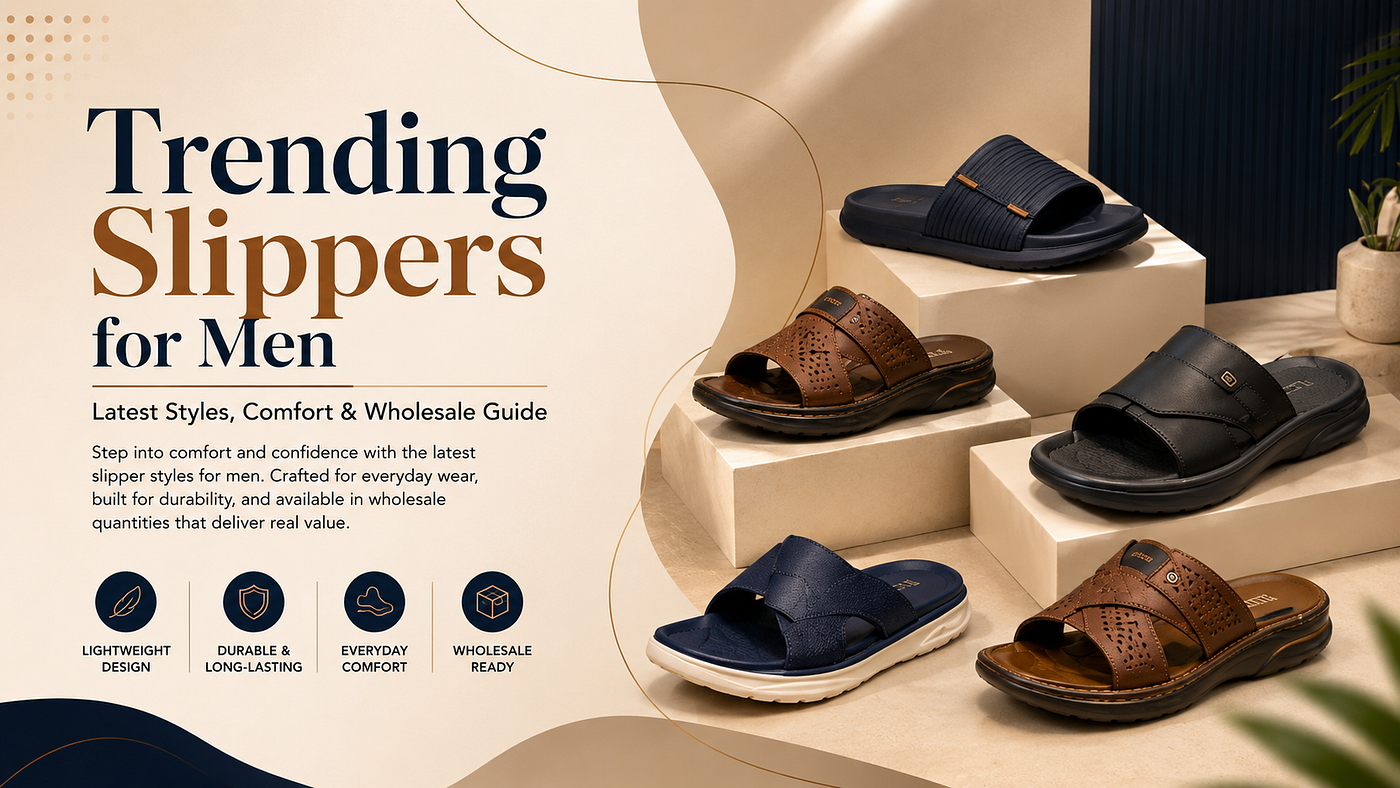 Best Mens Slippers Wholesale Supplier in India