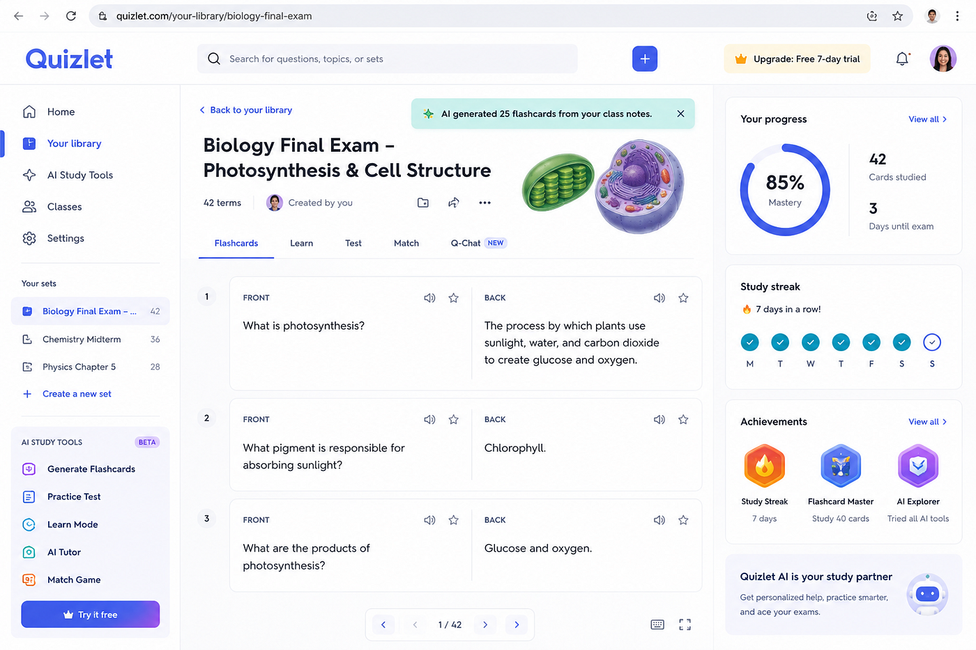 Quizlet Screenshot
