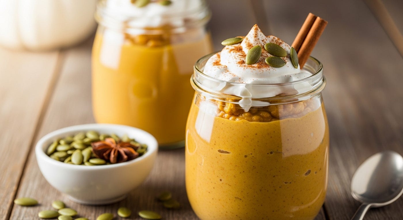 Healthy Vegan Pumpkin Pudding: Dairy-Free & Refined Sugar-Free