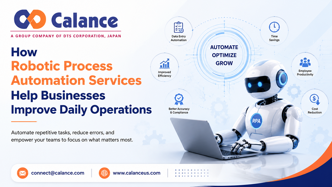 How Robotic Process Automation Services Help Businesses Improve Daily Operations