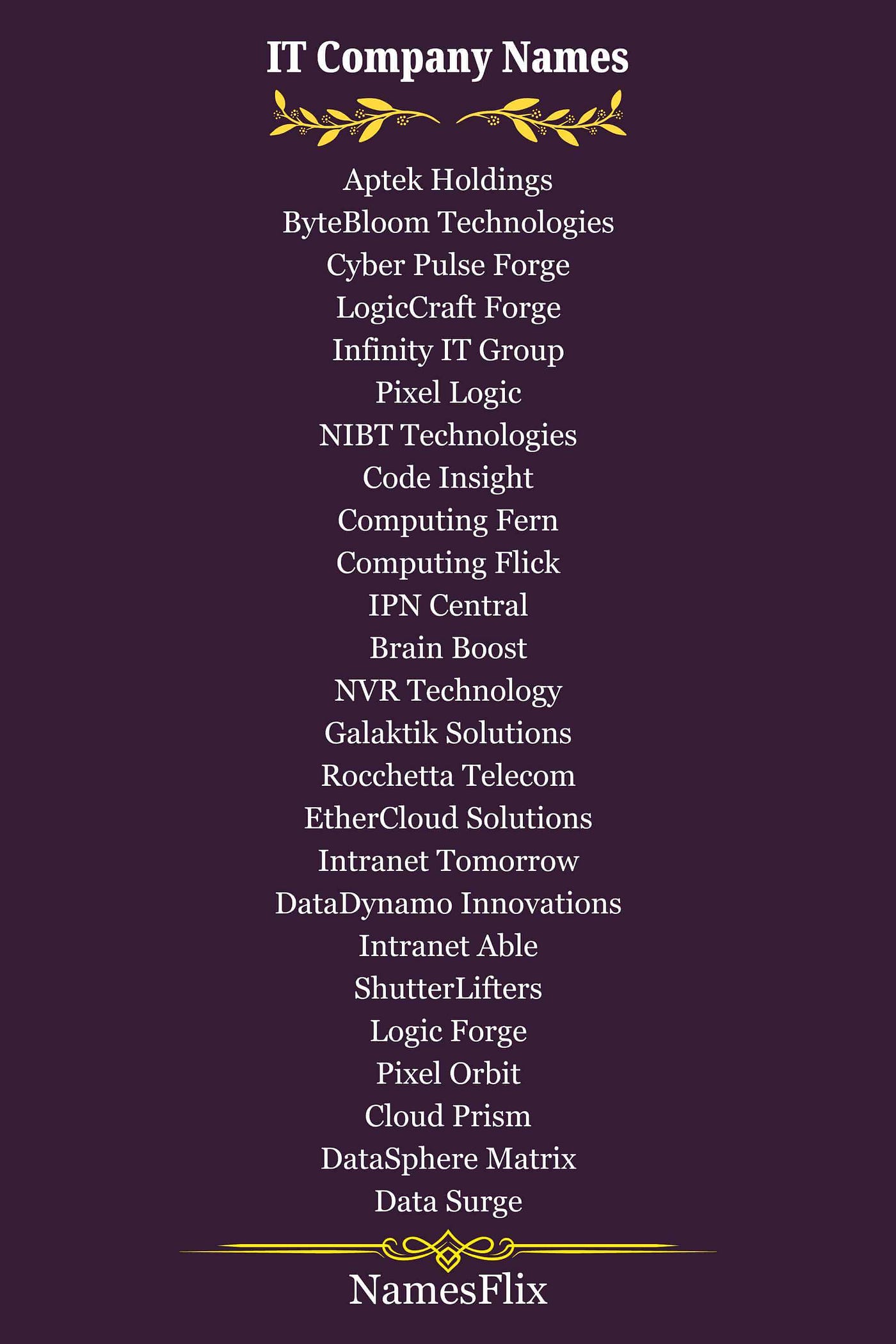 It company name deals
