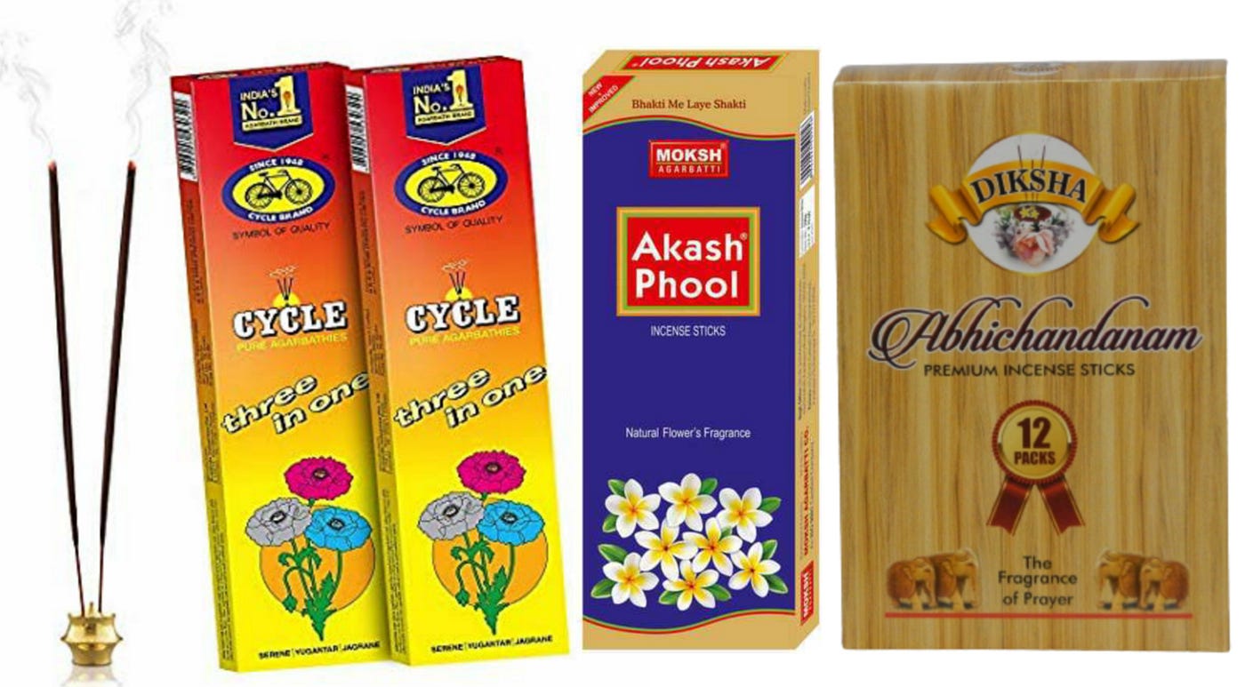 The Top 10 Indian Incense Stick (Agarbatti) Brand | by Carup | Medium