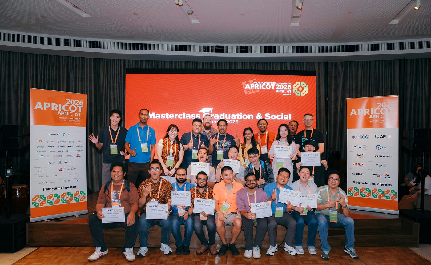 From npNOG to APRICOT: How Showing Up Opened Doors