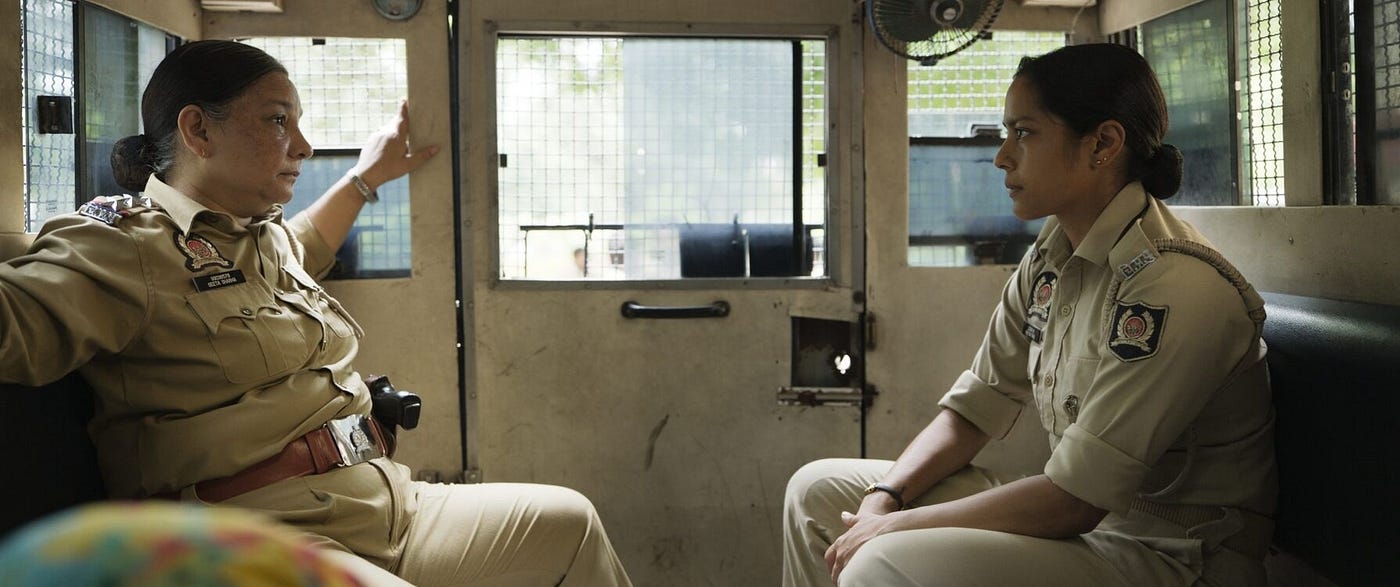 Sunita Rajwar and Shahana Goswami in Santosh | Credit: Metrograph Pictures