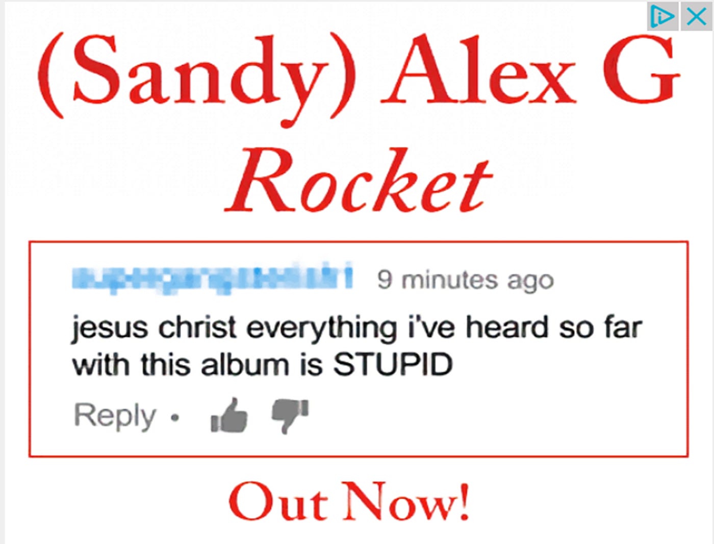 ALBUM REVIEW: (Sandy) Alex G — Rocket, by Sam Reynolds
