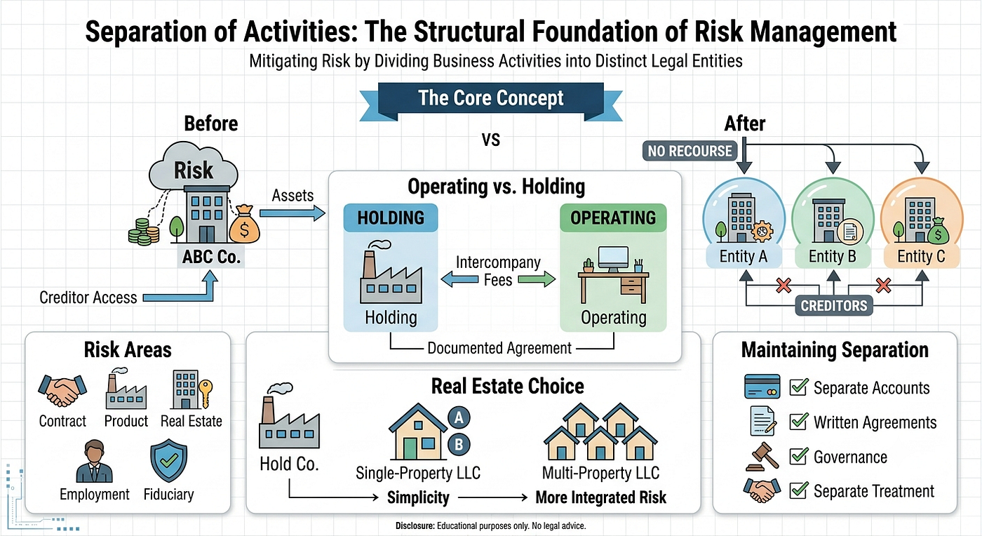 Separation of Activities: The Structural Foundation of Risk Management