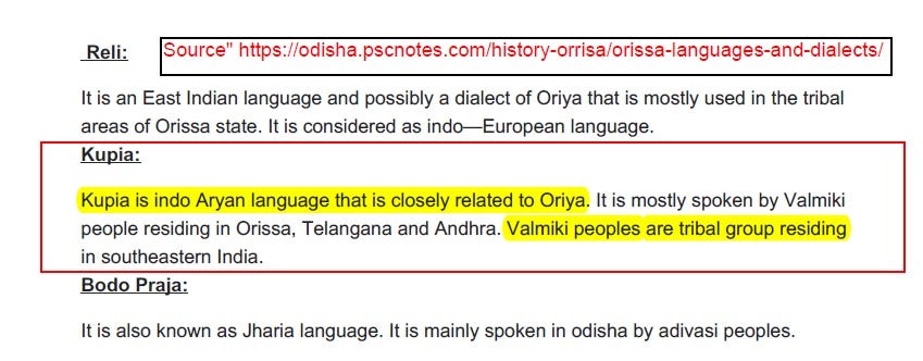 Busting the False Claim of Discovery of Malhar and Walmiki languages by UoH  Prof. Panchanan Mohanty | by Biswanandan Dash | Medium