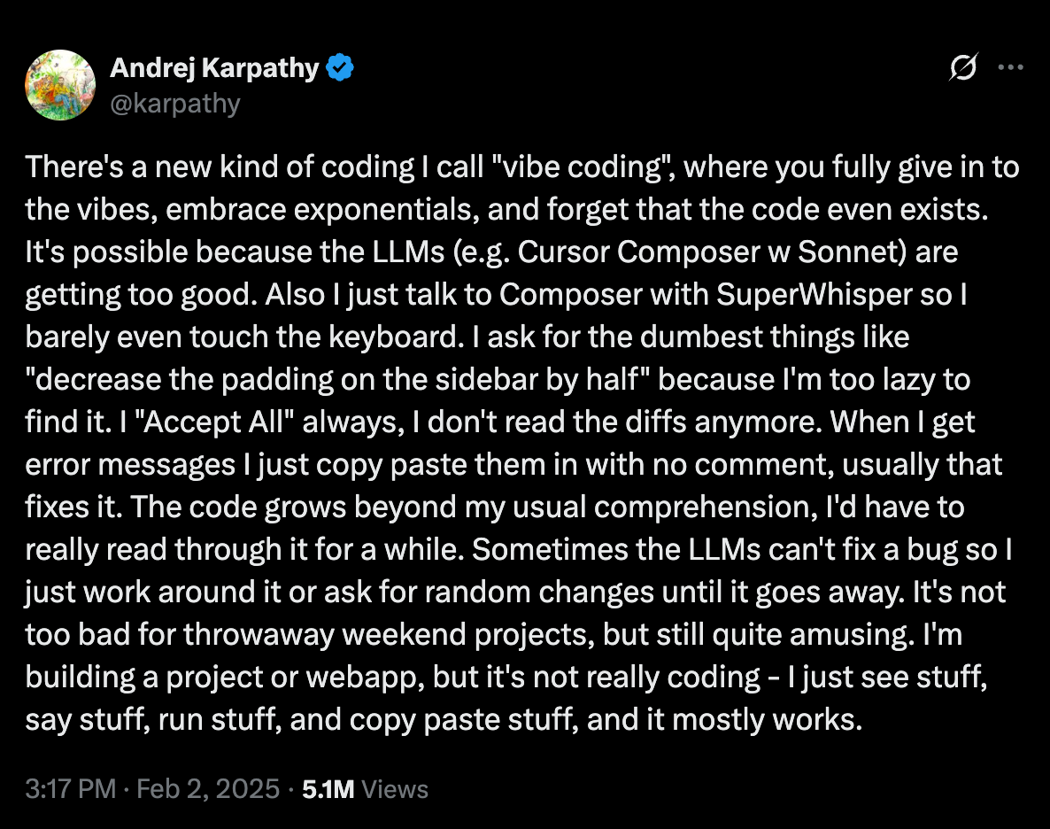 Vibe coding vs. the metaverse: a tale of hollow tech buzzwords | by Youjin  Nam | UX Collective