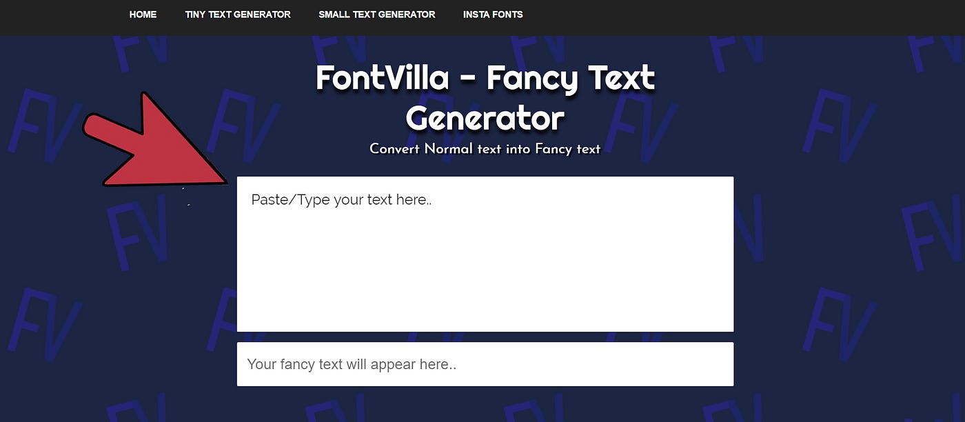 FontVilla — Fancy Text Generator. Mostly we see the web resource we want… |  by Joseph Bright | Medium