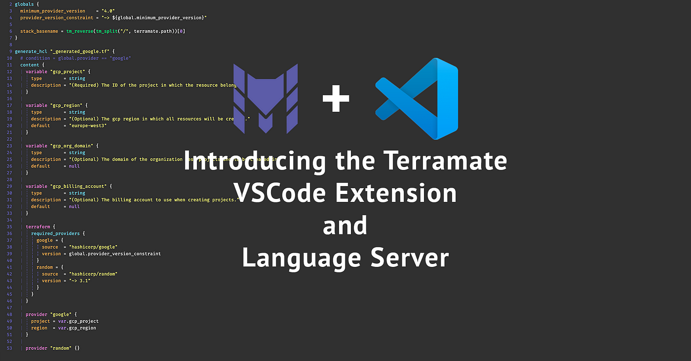 Introducing the Terramate VSCode Extension and Language Server | by Sören  Martius | Terramate Blog