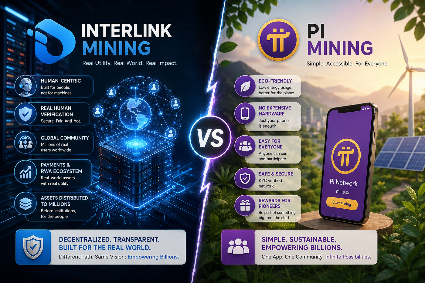 InterLink vs Pi Mining — Which Future Are You Choosing?