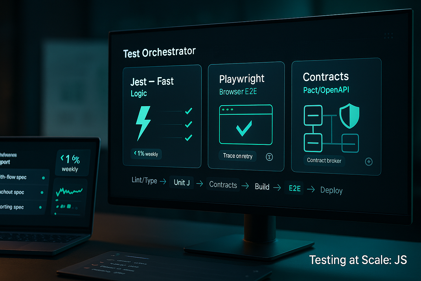 Testing at Scale: Jest, Playwright & Contracts | by Bhagya Rana | Medium