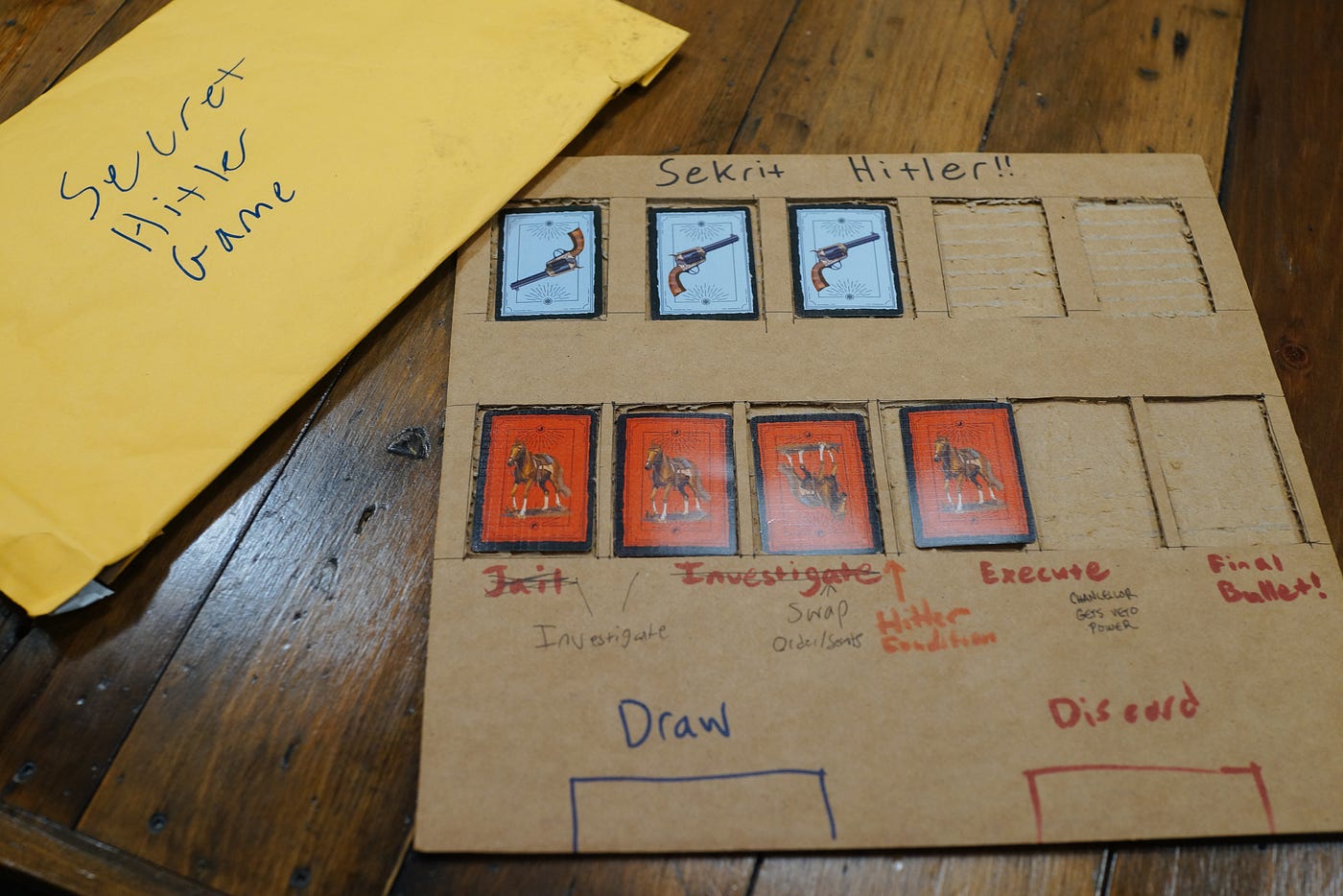 Designing the policy deck in Secret Hitler, by Tommy Maranges